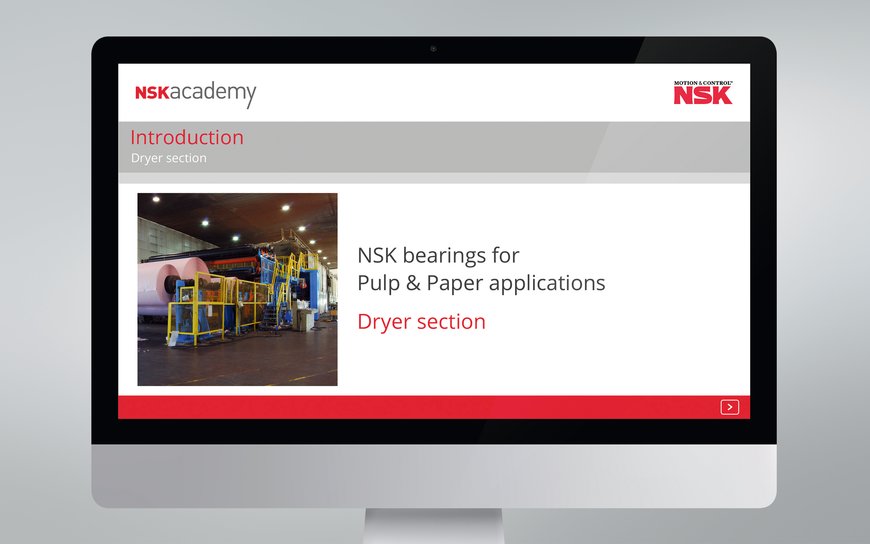 Neu in der NSK academy: Online-Schulungsmodul für die Papierindustrie 